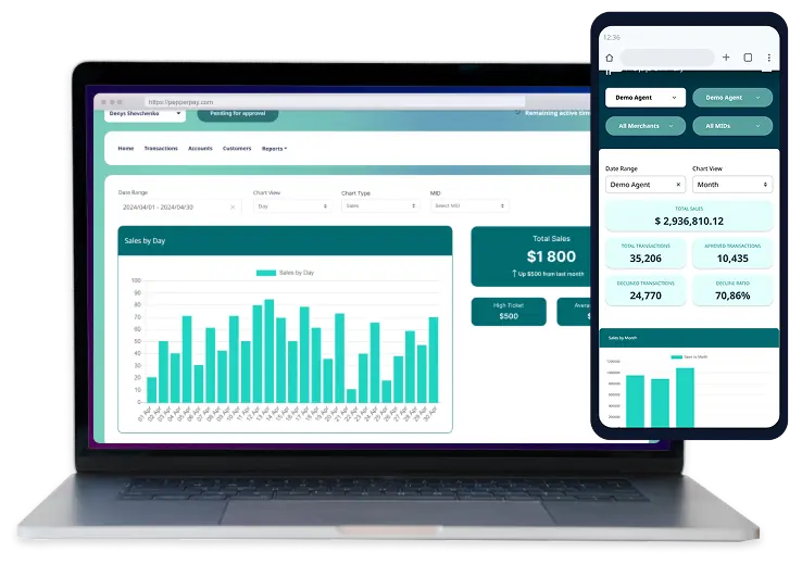 PepperPay Portal Screenshot