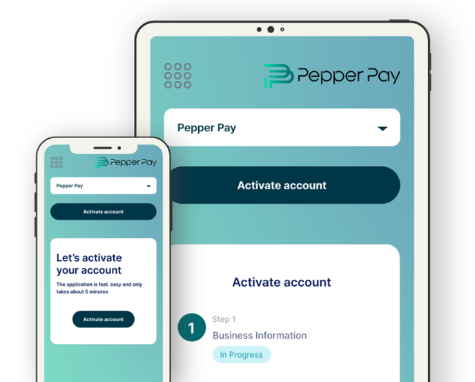 a young person checkout with a card